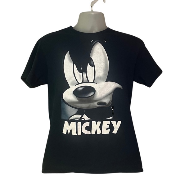 Disney Other - Disney Angry Mickey Mouse Graphic Short Sleeve Tee Shirt Size Medium